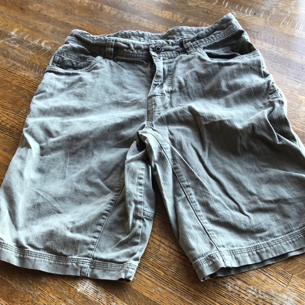 Well loved Prana shorts. No holes or rips.